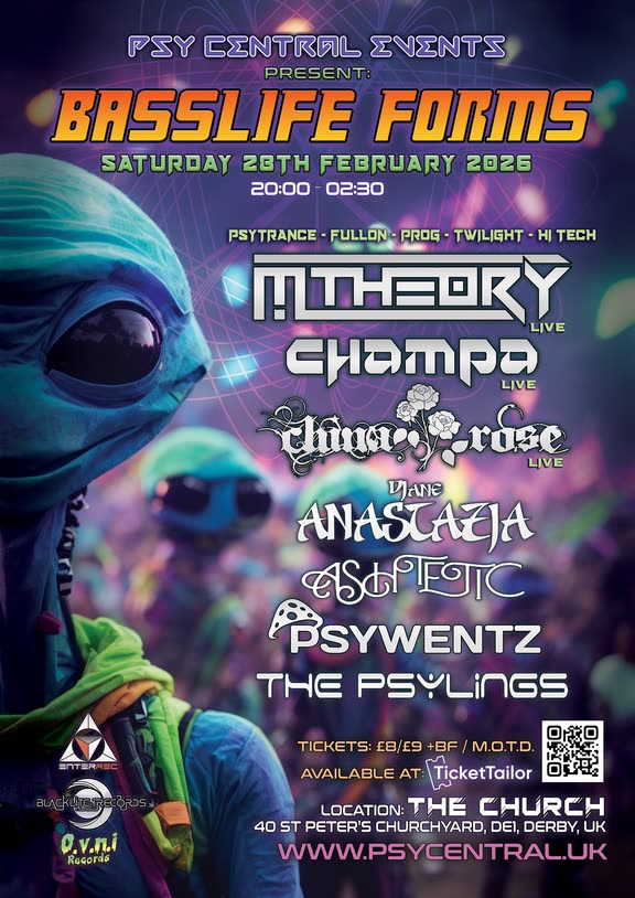 Basslife Forms flyer — full lineup